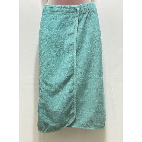 Melsimo by TowelSelections Small 100% Cotton Green Wrap Towel Shower Beach Pool - Picture 10 of 11